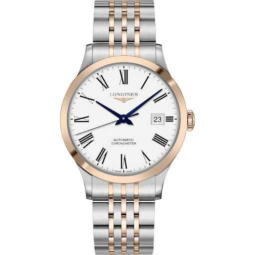Đồng Hồ Nam Longines Record Collection Demi Rose Gold L2.821.5.11.7